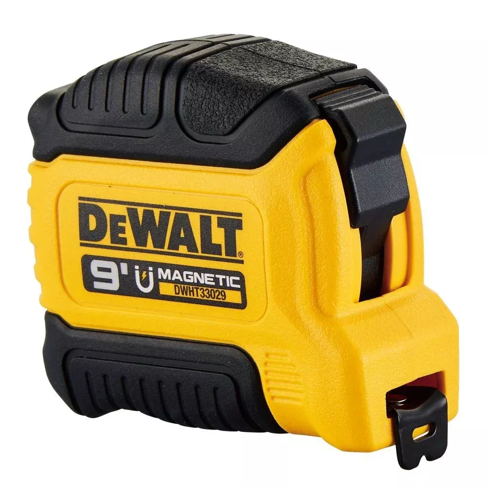 DEWALT 9 Ft. Pocket Tape Measure with Magnetic Backing - DWHT33029T