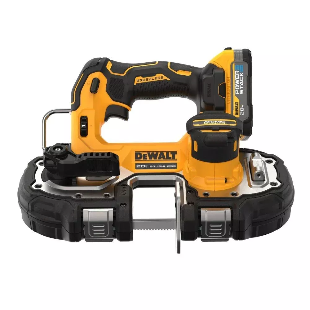 DEWALT ATOMIC 20V MAX Brushless 1-3/4 in. Compact Bandsaw Kit with POWERSTACK Battery DCS377E1