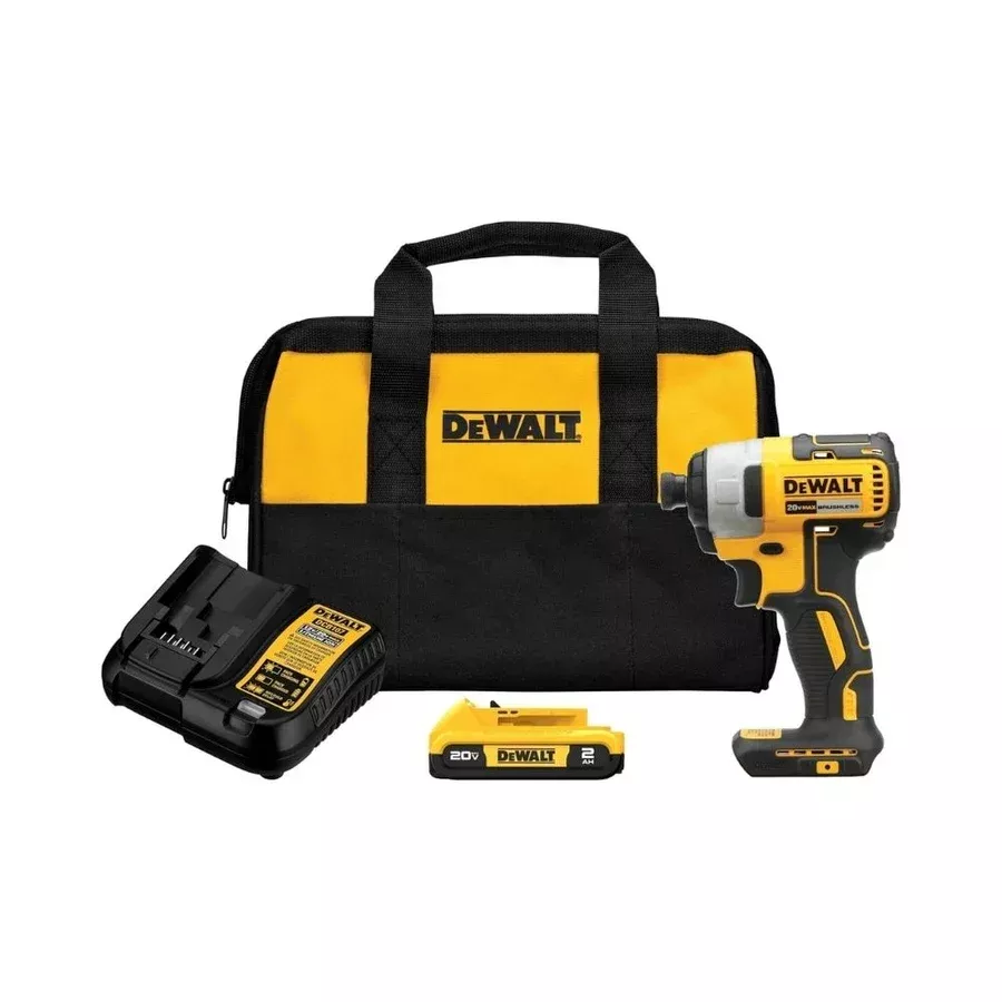 DEWALT DCF787D1 20V MAX Brushless 1/4 Inch Impact Driver Kit