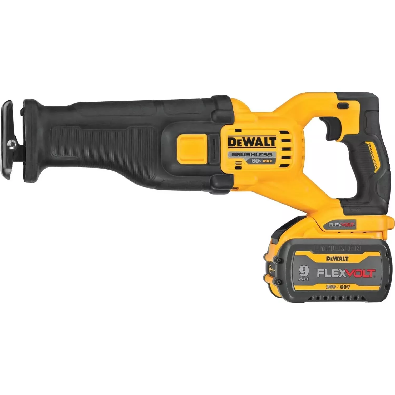 DeWalt DCS389X1 Flexvolt 60V Max Brushless Cordless Reciprocating Saw 9.0Ah Kit