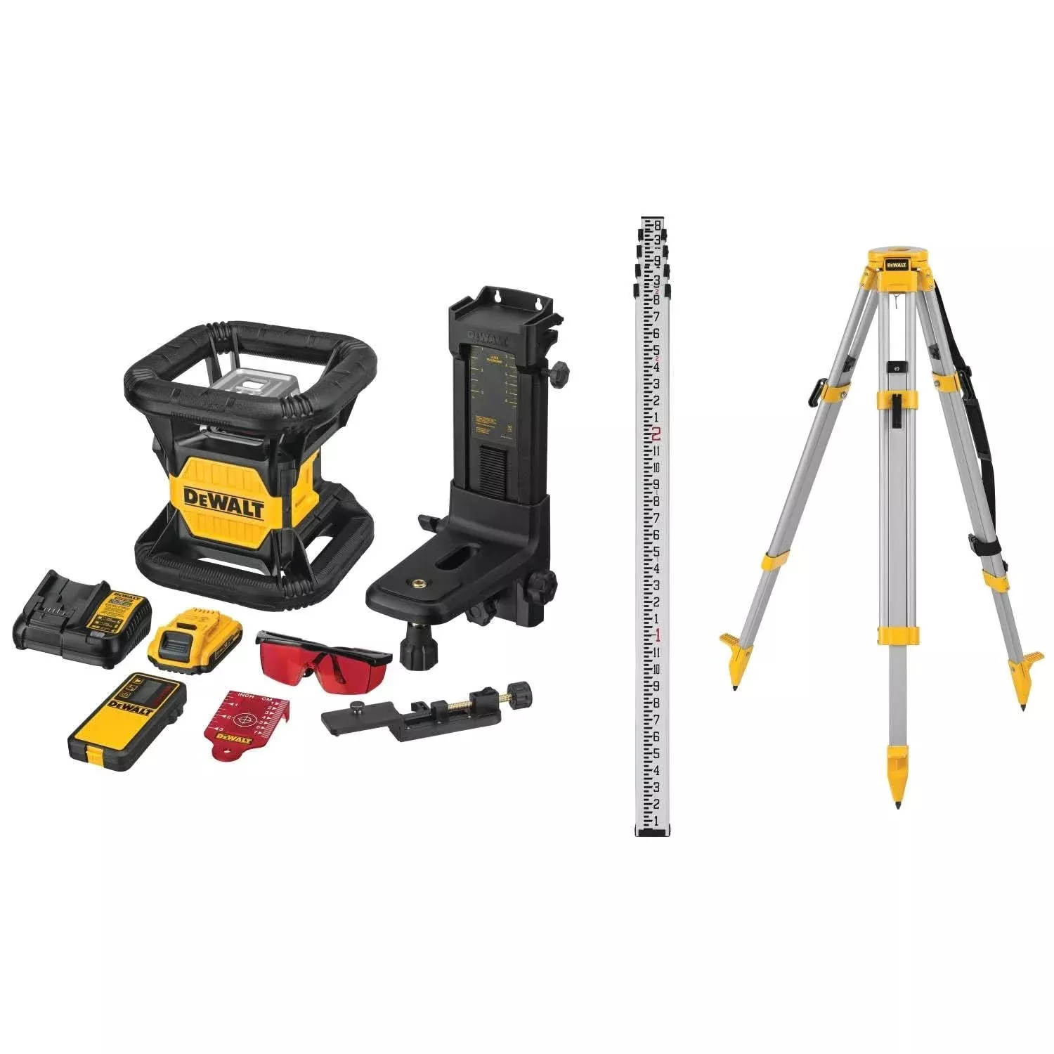 DeWalt DW079LRK 20V MAX Red Tough Rotary Laser Kit