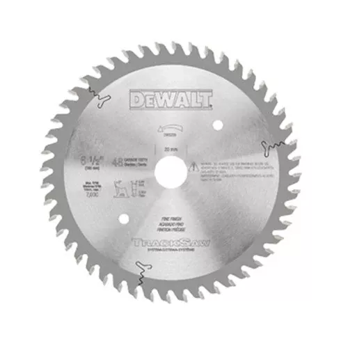 Dewalt Dw5258 Tracksaw Blade 48T Precision Atb (6.5" X 20Mm Arbor)