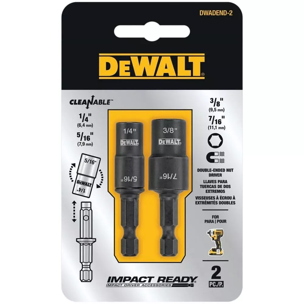 DeWalt DWADEND-2 2-PieceReversible Nut Driver Set