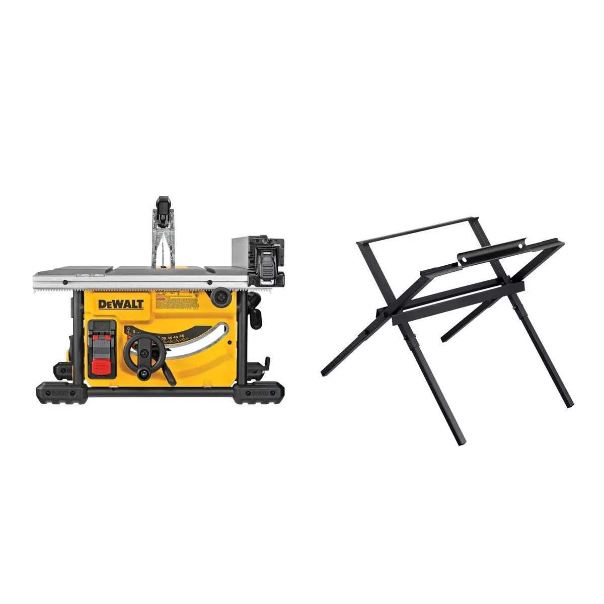 DEWALT DWE7485WS 8-1/4" Compact Jobsite Table Saw with Stand