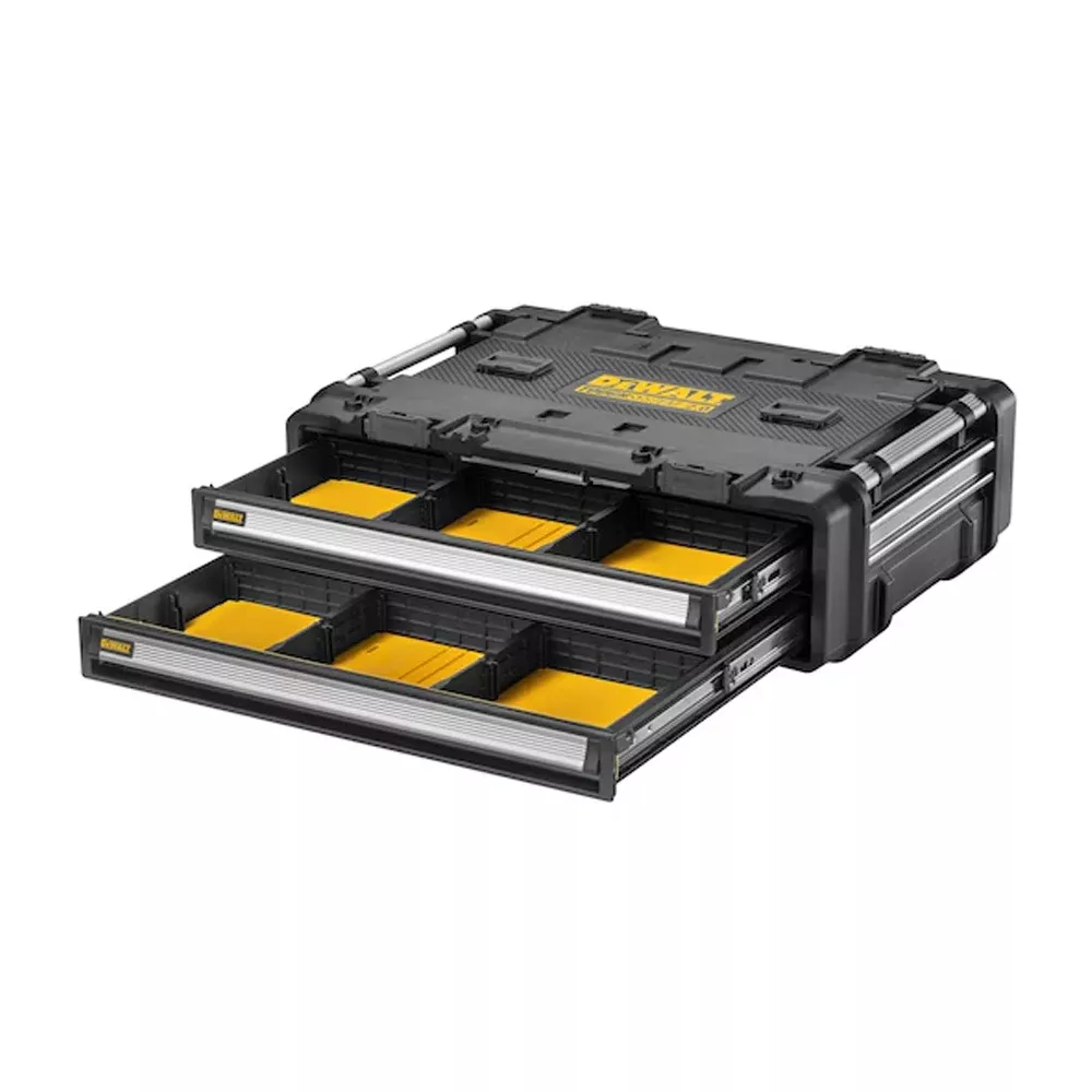DeWalt DXL ToughSystem Two Drawers Shallow Unit DWST08520