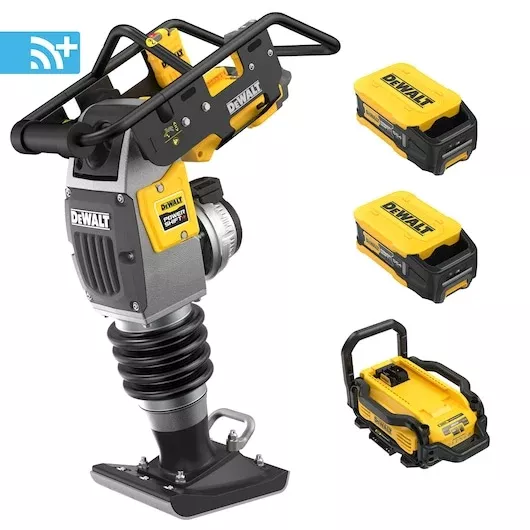DEWALT POWERSHIFT 60kg Class Cordless Rammer Kit with (2) 554Wh Batteries and Charger - DCPS660AG2