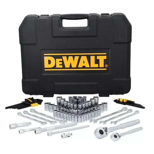DEWALT TOUGHSERIES 100-Piece Mechanics Tool Set (1/4 in. & 3/8 in. Drive) - DWMT45407
