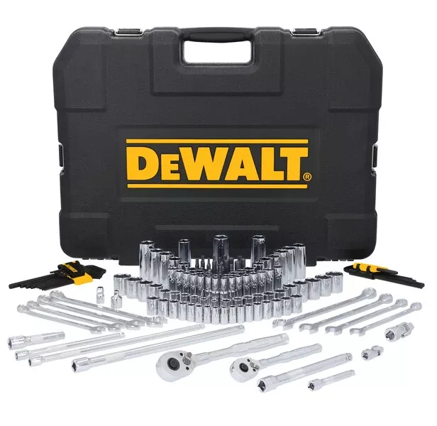 DeWalt TOUGHSERIES 140 Piece 1/4" and 3/8" Mechanics Tool Set DWMT45408