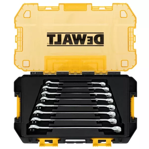 DeWalt TOUGHSERIES 8-Piece Metric Combination Wrench Set DWMT45426