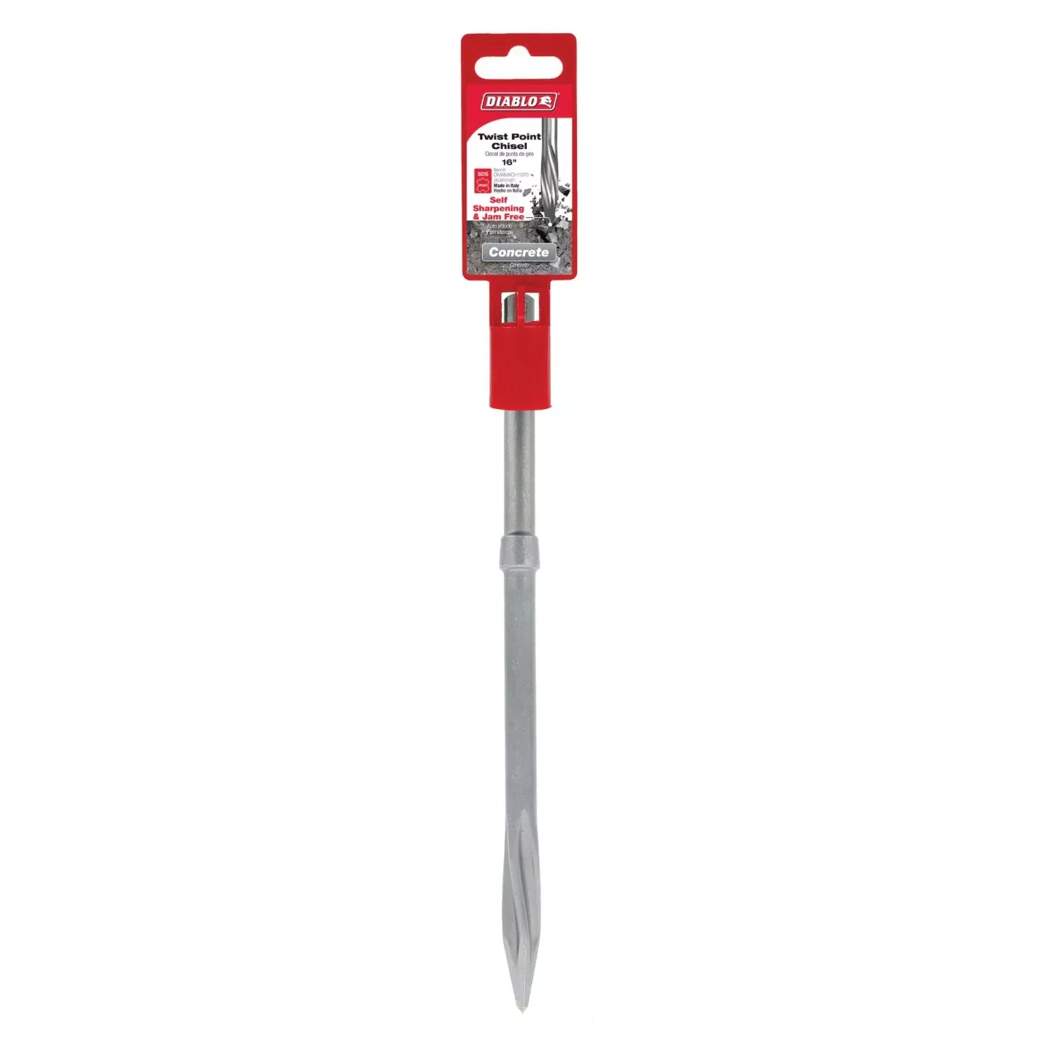 Diablo DMAMXCH1070 1 Inch x 16 Inch SDS-Max Twist Point Chisel