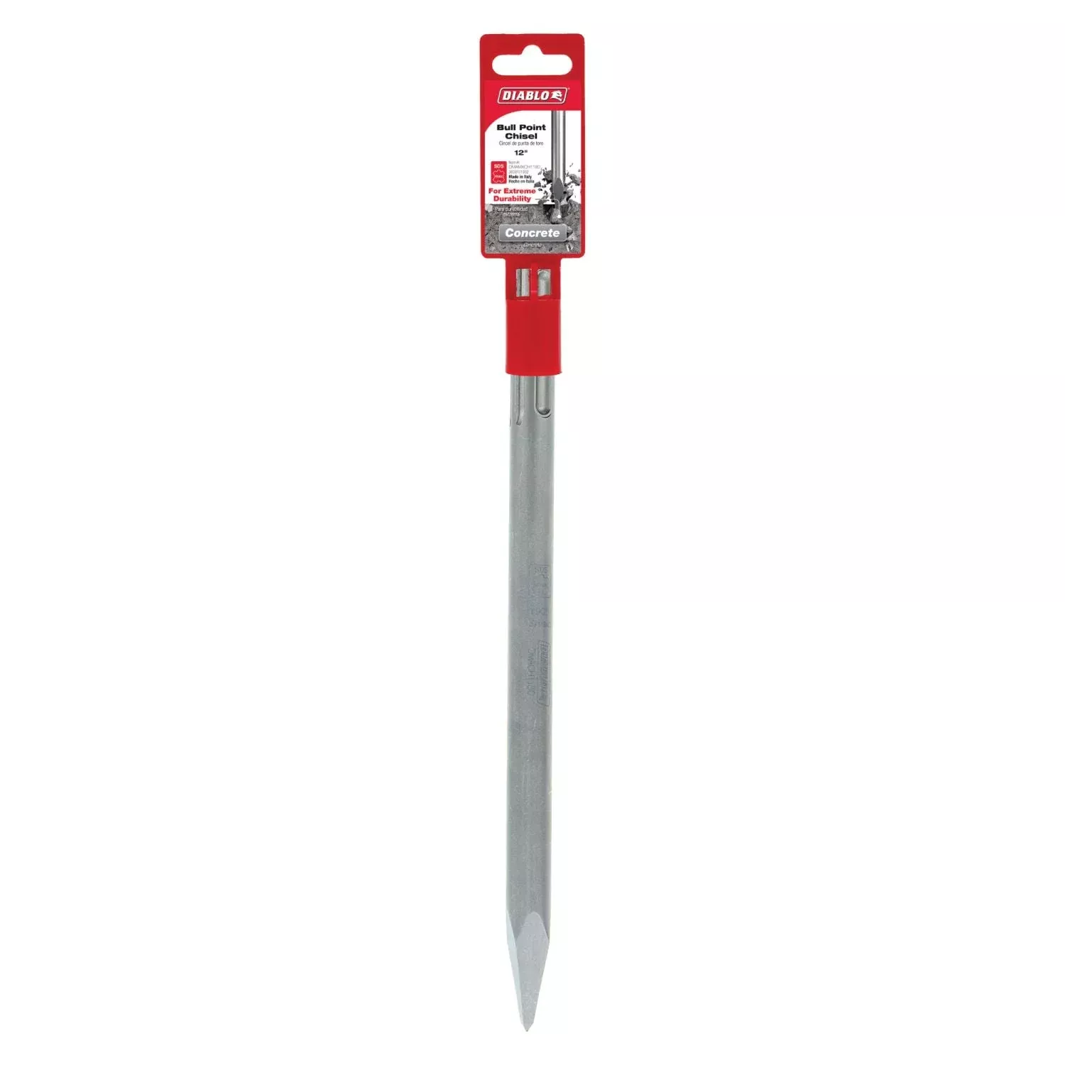 Diablo DMAMXCH1180 12 Inch SDS-Max Bull Point Chisel