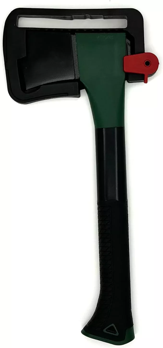 Edward Tools 14" Hatchet - Perfect for Logs, Firewood, Kindling, Hiking, Outdoor - Sharp, Durable, Balanced, Ergonomic Handle - Small Camping Axe