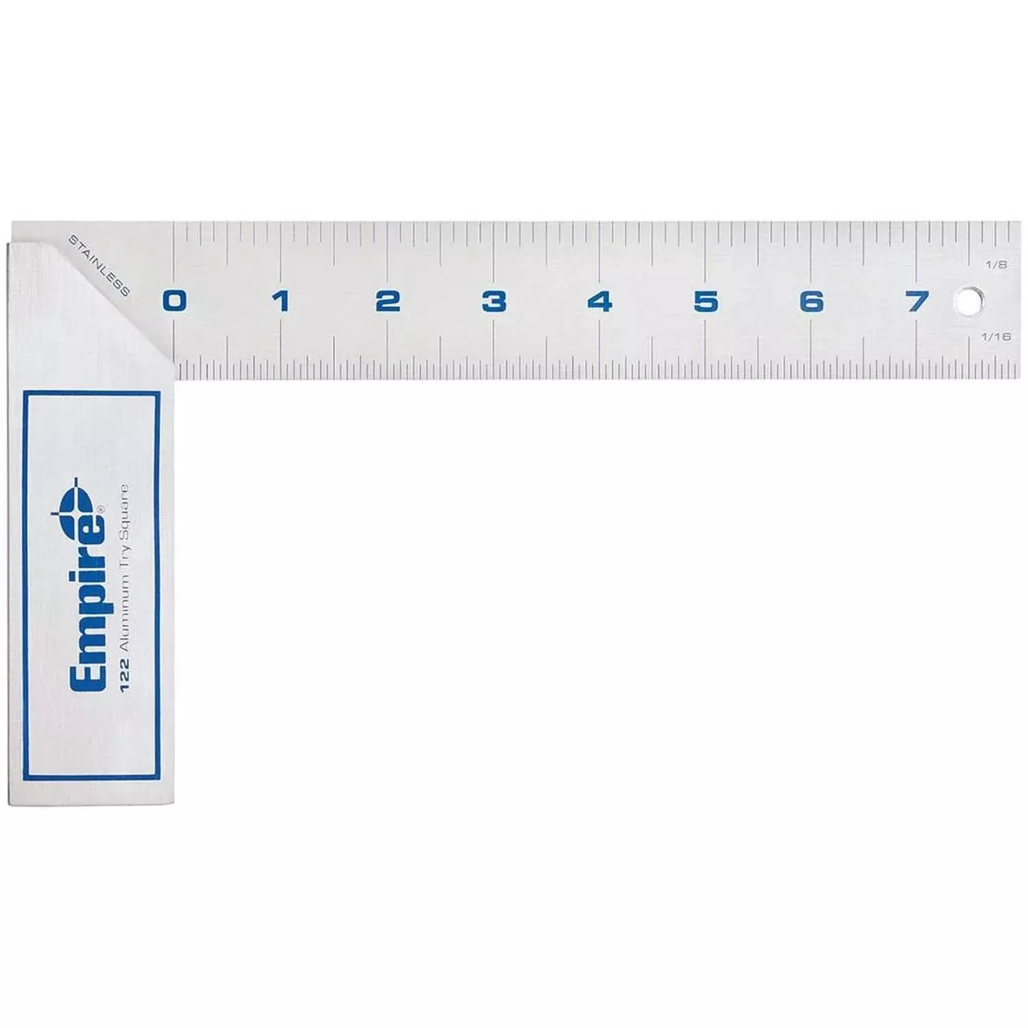 Empire 122 8-in. Heavy Duty Aluminum Try Square