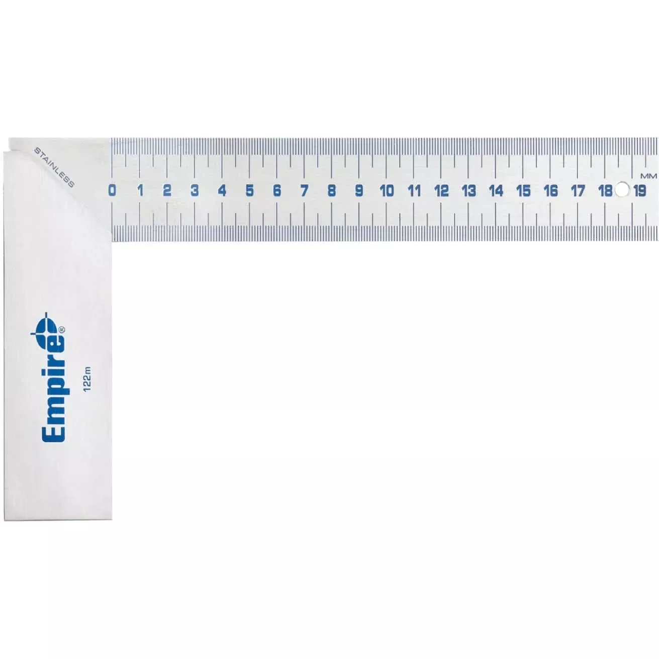 Empire 122M Heavy Duty True Blue Try Square, 20-cm