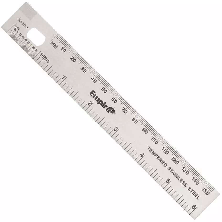 Empire 27303 6-in Stiff Rule