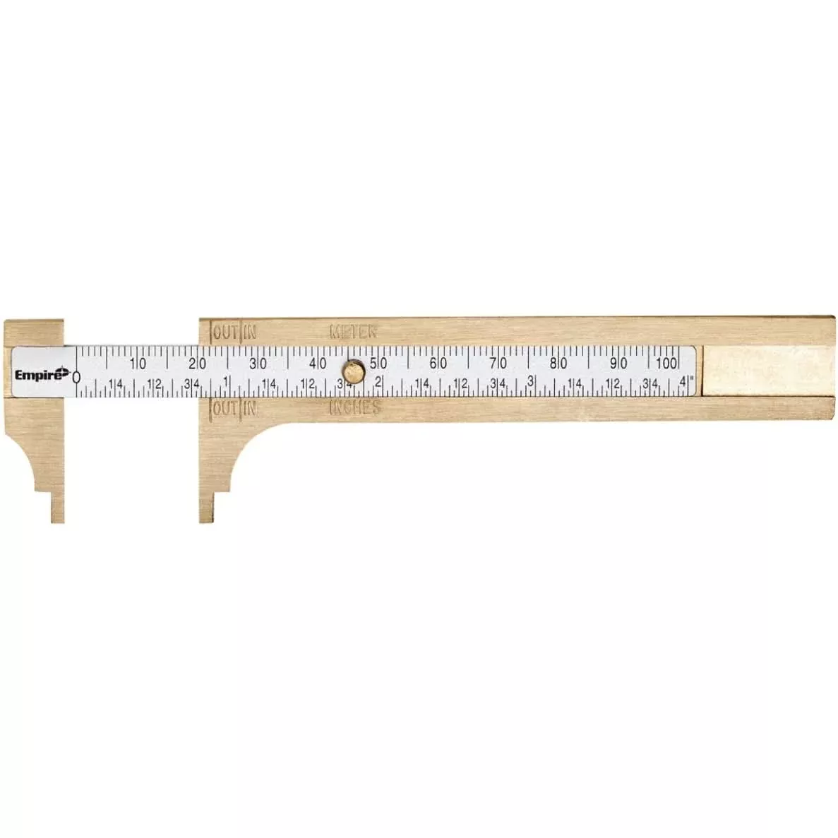 Empire 2783 4-in. Brass Pocket Caliper