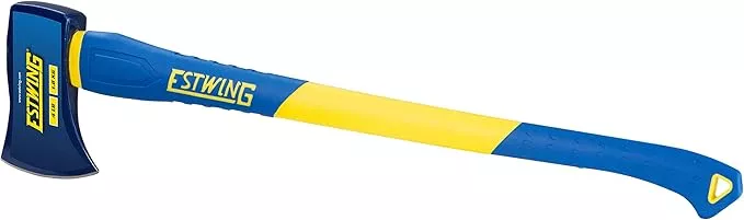 Estwing Axe, 36 Inch Handle, 4 lb Head with Fiberglass Handle, Model #62441