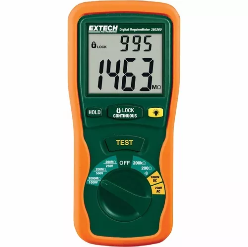 EXTECH 380260 INSULATION TESTER MEGOHMMETER MAJOR MEGGER