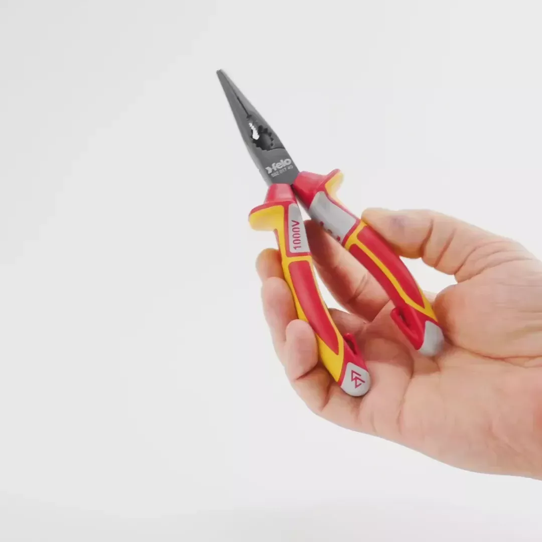Felo 6.75" Chain Nose Radio Pliers VDE
