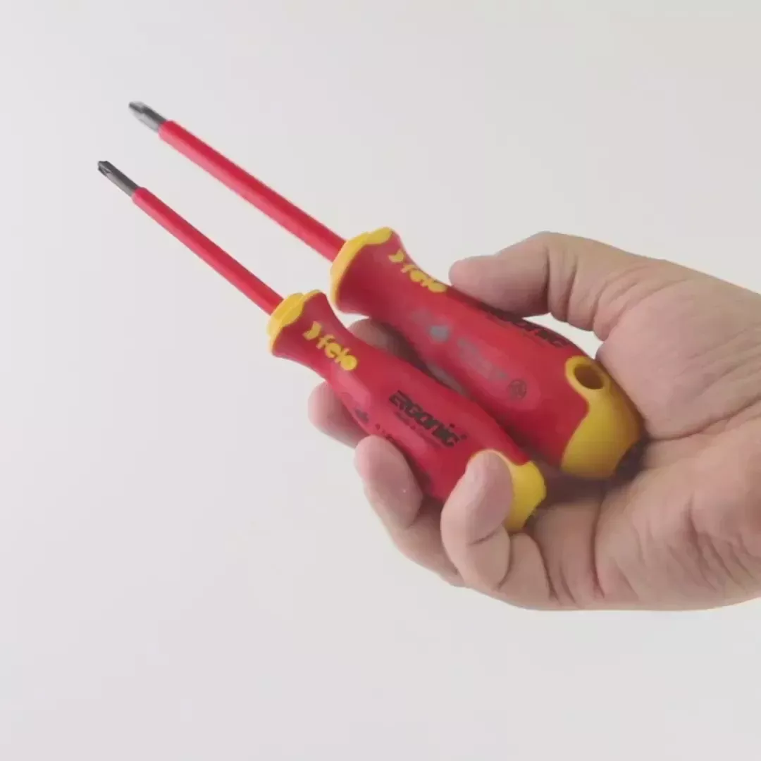 Felo Insulated 2-Piece PlusMinus Z PZ/SL Screwdriver Set