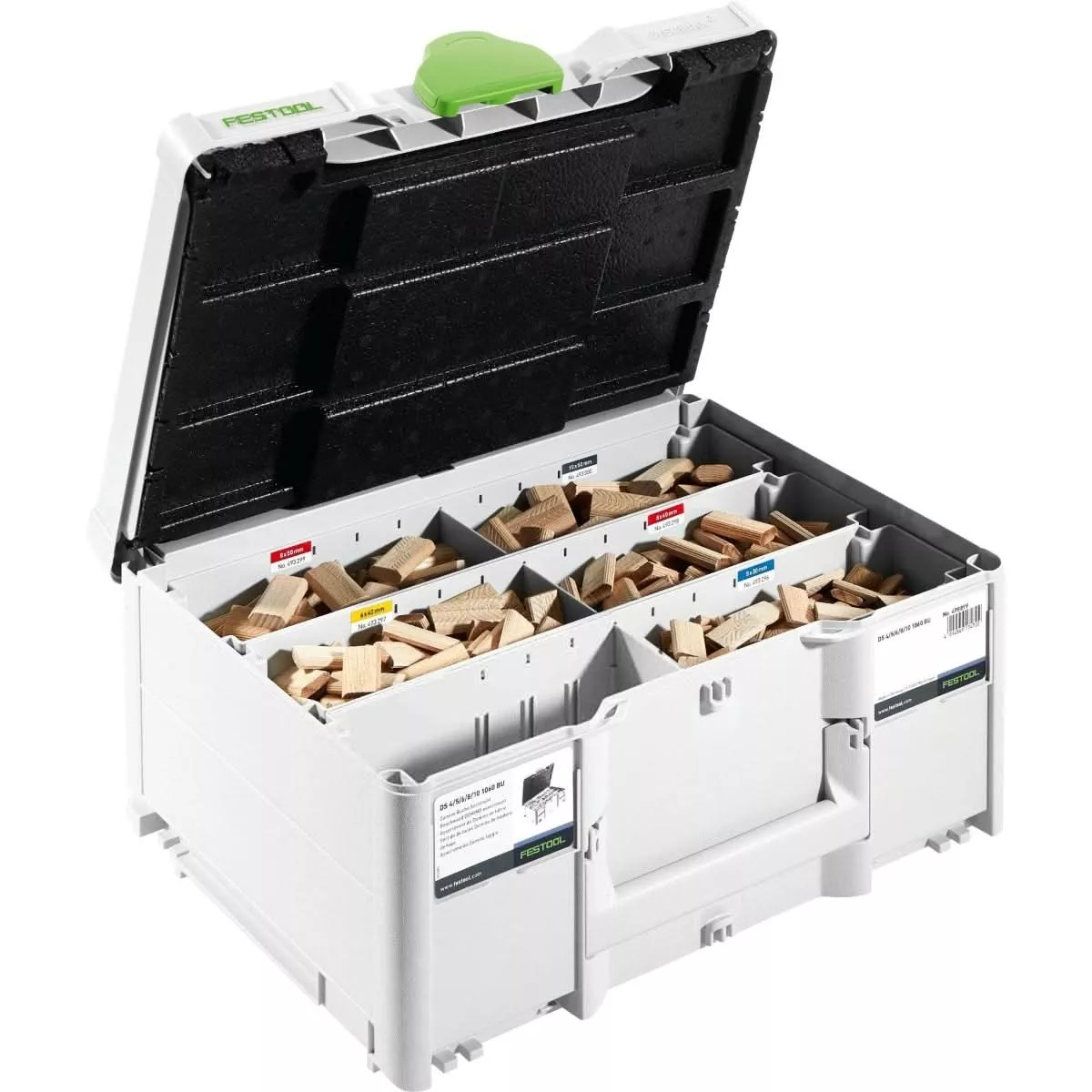 Festool Domino DF 500 805-Piece Tenon Assortment Systainer3