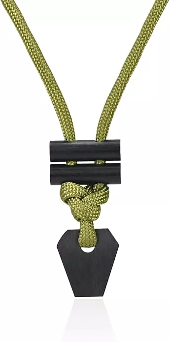 Fire Starter Necklace - Handcrafted Survival Necklace with Ferro Rod, Mini Bushcraft Paracord Necklace for Camping, Hiking, Backpacking Outdoor Gear