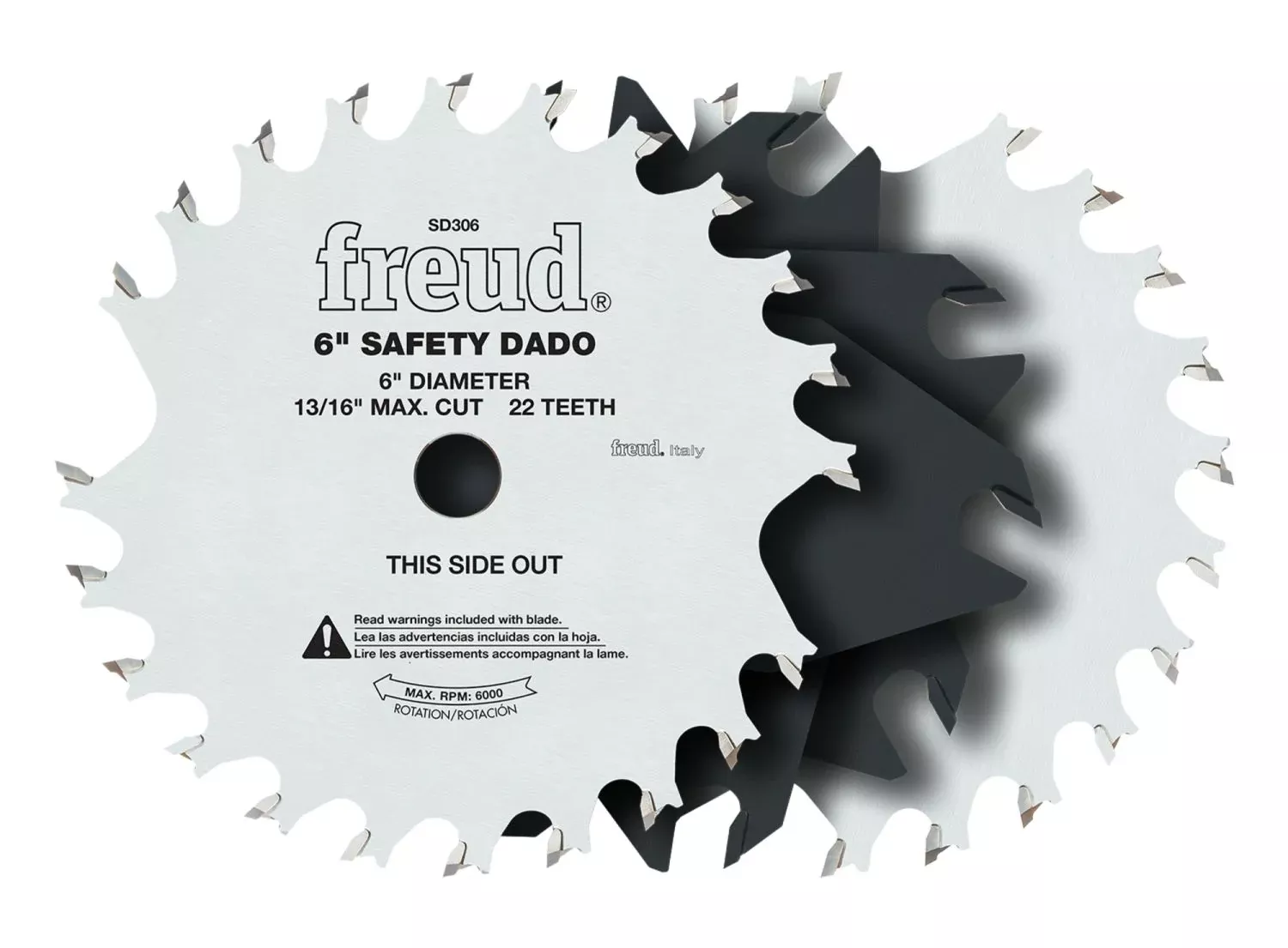 Freud SD306 6-Inch Safety Dado Sets
