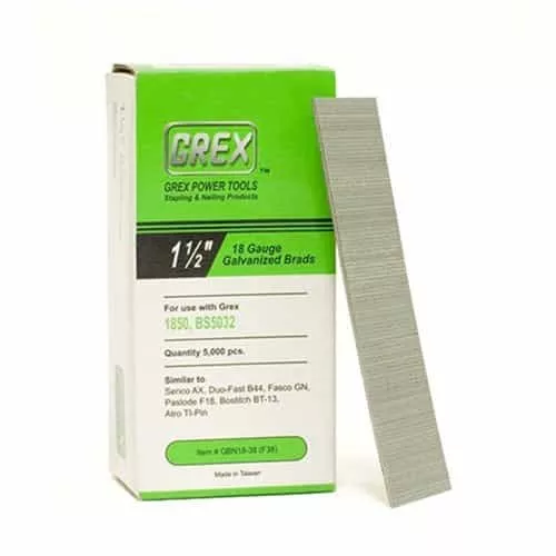 Grex GBN18-38 18 Gauge 1-1/2-Inch Brad Nails