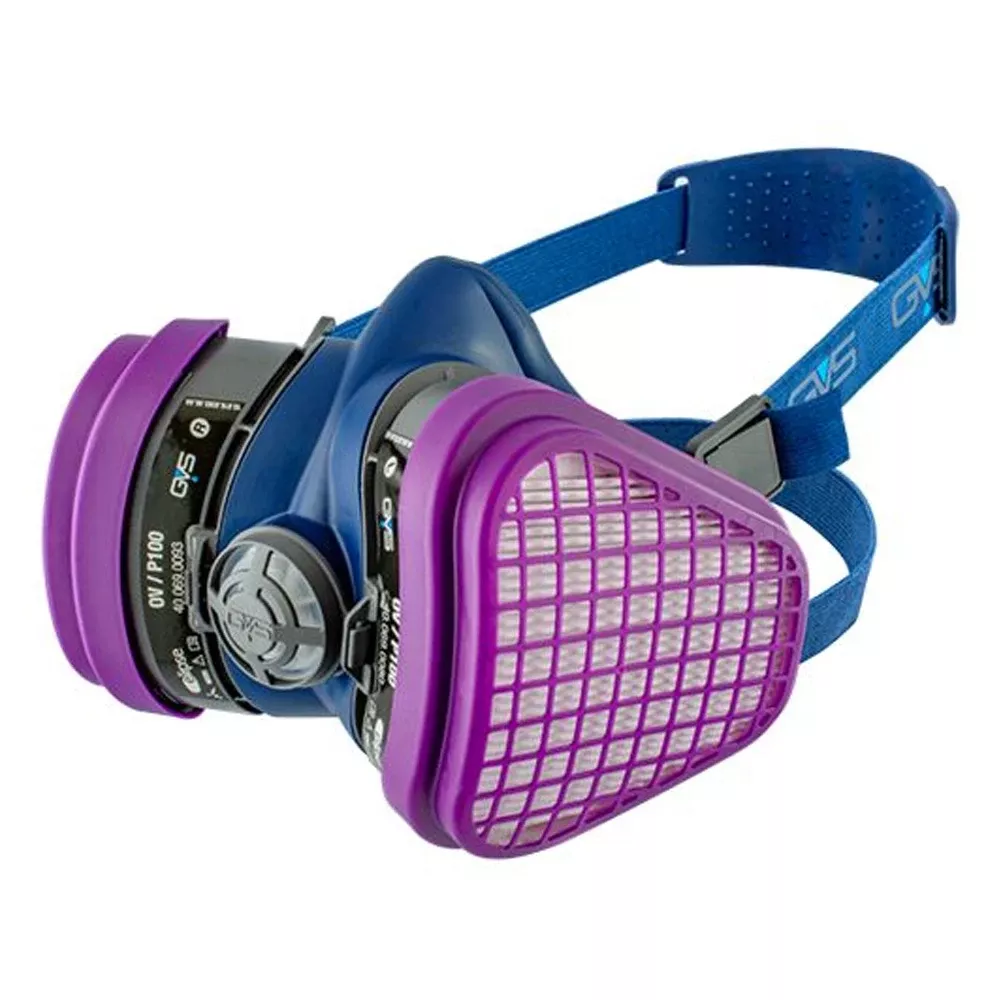 GVS Elipse Ov/P100 Respirator With Replaceable Filters, Size Small/Medium, Case of 8 Each SPR466