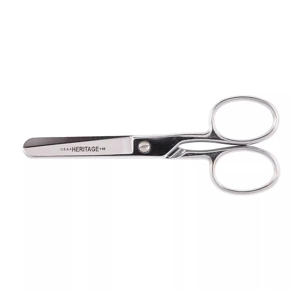 Heritage Cutlery 46 6'' Safety Scissors w/ Large Ring