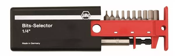 Hex Inch Bit Selector Set 1/16-1/4"