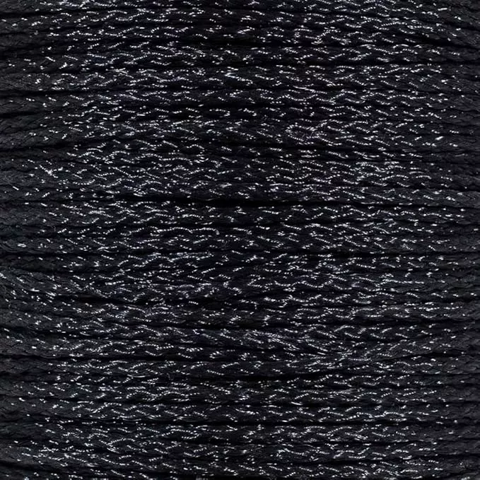 Hollow Braid Polypropylene Rope (3/16 Inch, 500 Feet, Black) - Barrier Rope - Trail Marking, Crowd Control, Golf Courses