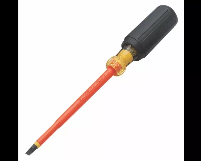 Ideal 35-9151 Insulated Screwdriver Slotted, 1/4" x 6"