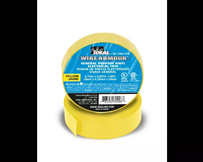 Ideal 46-1700C-YLW General Purpose Electrical Tape - Yellow
