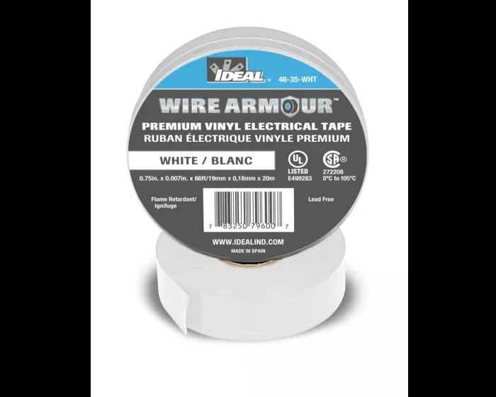 Ideal 46-35-WHT Wire Armour Electrical Tape - White