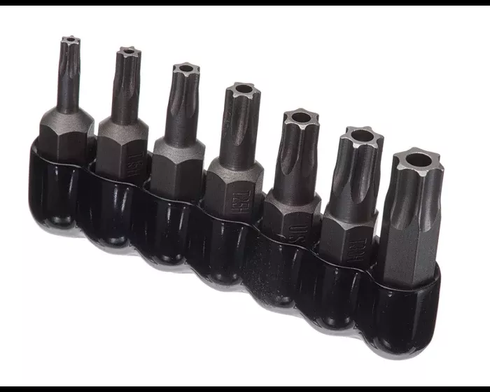 Ideal 78-0101 TORX Tamper-Proof Screwdriver Bit Set; 7-Pieces