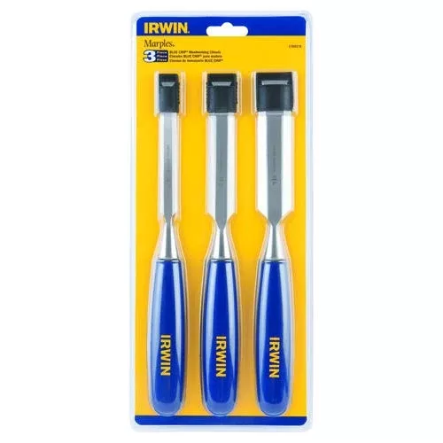 Irwin 1769179 3-Piece Woodworking Chisel Set1/2-Inch 3/4-Inch And 1-Inch)