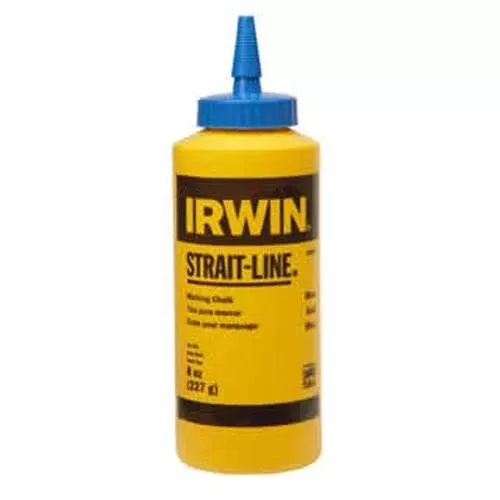 Irwin 64901 Strait-Line Standard Marking Chalk 8-Ounce Blue (64901)