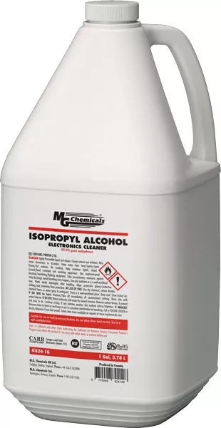 Isopropyl Alcohol, 99.9%, 3.78 litres (1 gallon)
