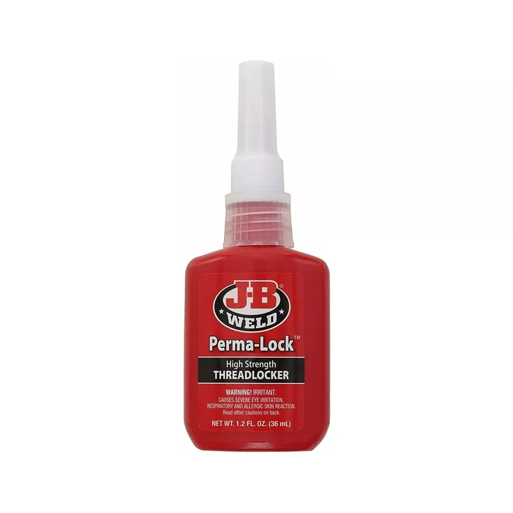 J-B Weld Perma-Lock Red Thread-Locker, High Permanent 50 mL 27150