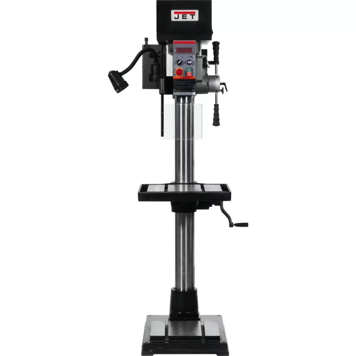 JET 354250 JDPE-20EVS-PDF 1-1/4-Inch Drilling Capacity, 2HP, 115V, 1Ph Electronic Variable Speed Drill with Power Downfeed