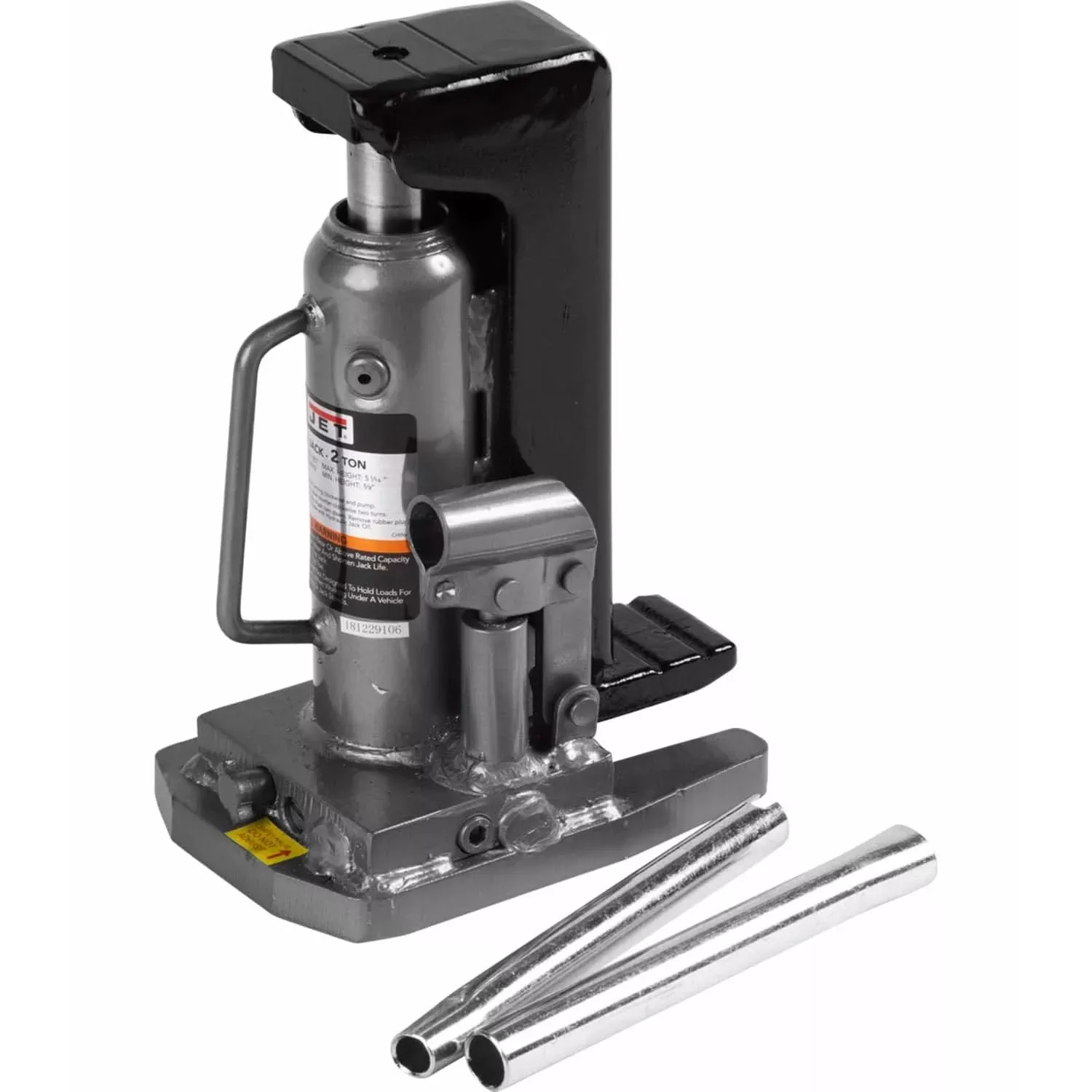 Jet 454502 JTJ-2ST 2-Ton Hydraulic Toe Jack Toe Jack