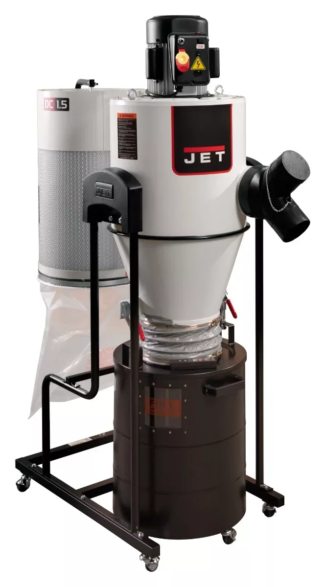 Jet JCDC-1.5 Cyclone Dust Collector, 1.5HP 1PH 115V 717515