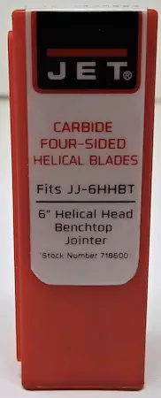 Jet JJ-6HHBT 4 Side Carbide HH Blades (10 Piece) 718601