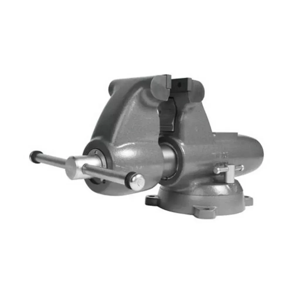 JET Tools C3, Combination Pipe And Bench 6" Jaw Round Channel Vise with Swivel Base 28828
