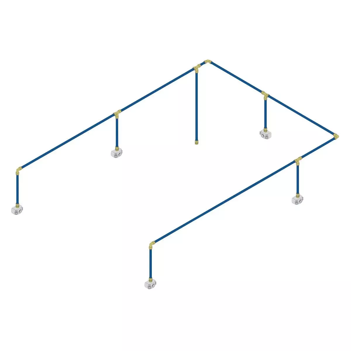 John Guest SharkBite 36m 5-Drop Air Supply System Kit