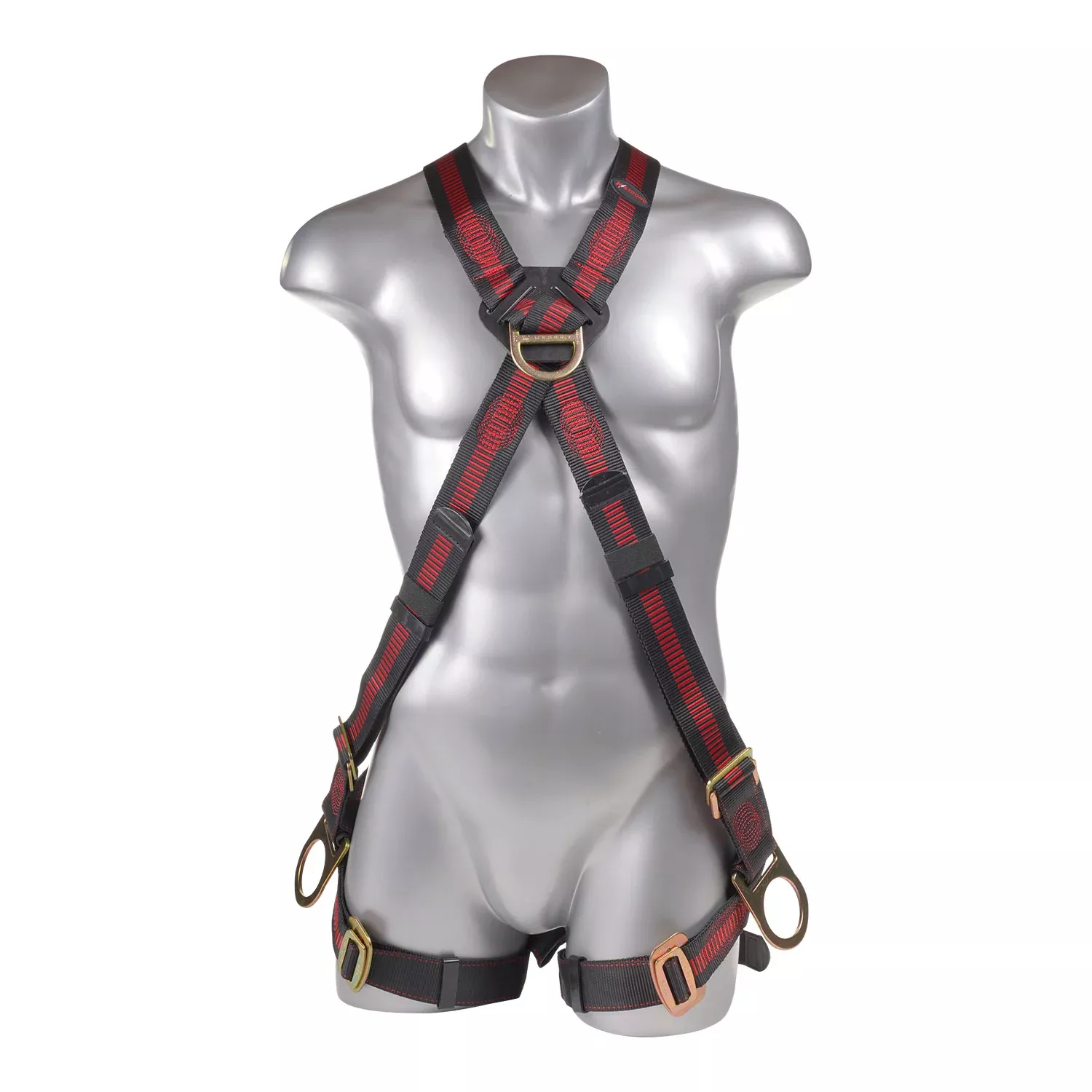 K Strong Kapture Elite Crossover 5-Point Full Body Harness, Dorsal D-ring, Front D-ring, 2 Side D-rings, TB Legs (M-L) UFH10251G(M-L)