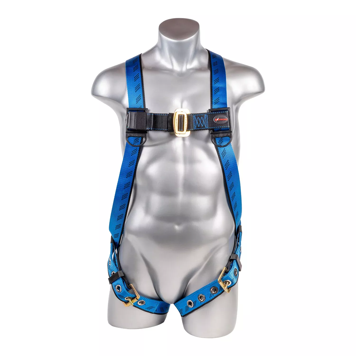 K Strong Kapture Essential 3-Point Full Body Harness, Dorsal D-ring w/ 18" Extension O-Ring, MB Legs (S-L) UFH10102P(S-L)