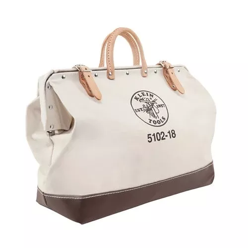 Klein 5102-18 Canvas Tool Bag, 18 in.