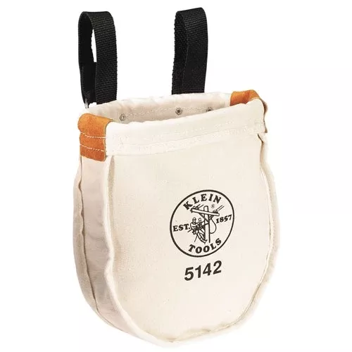 Klein 5142 Tool Bag, Canvas Utility Bag, Loop Connection, 9 x 8 x 10-Inch